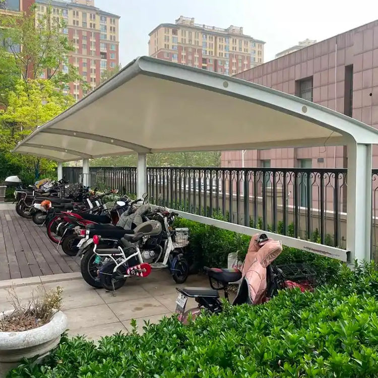 峨山膜结构电动车棚