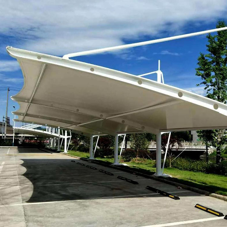 峨山膜结构汽车棚