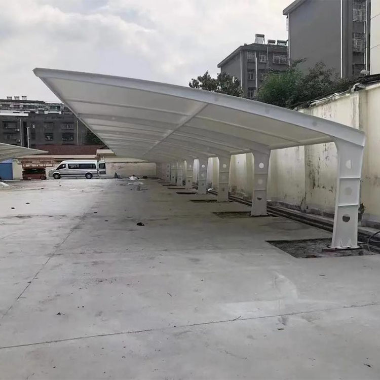 峨山膜结构汽车棚