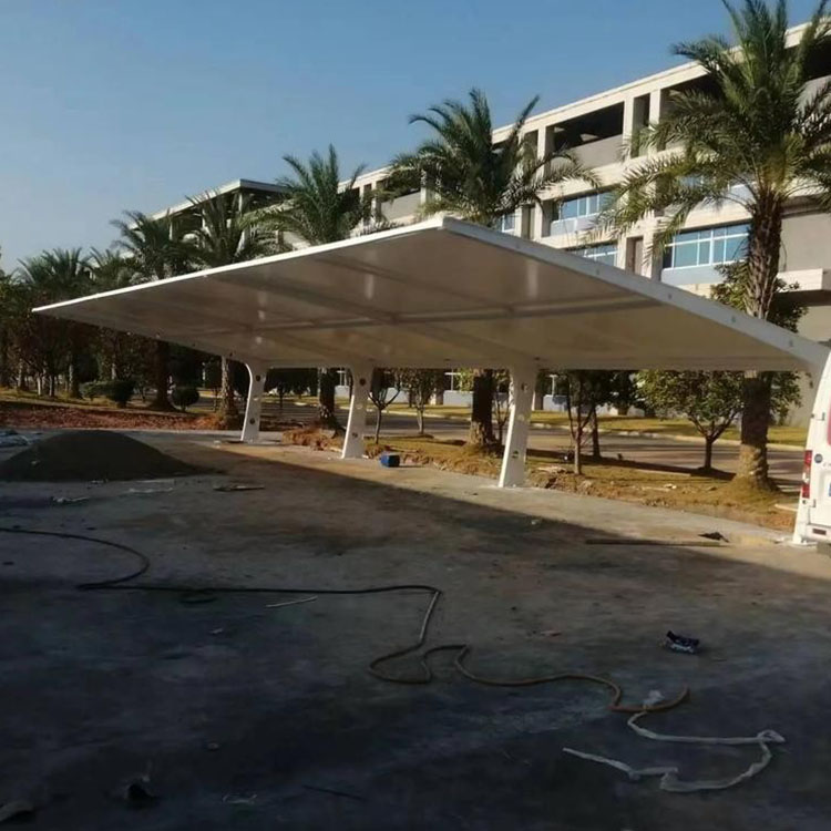 峨山膜结构汽车棚